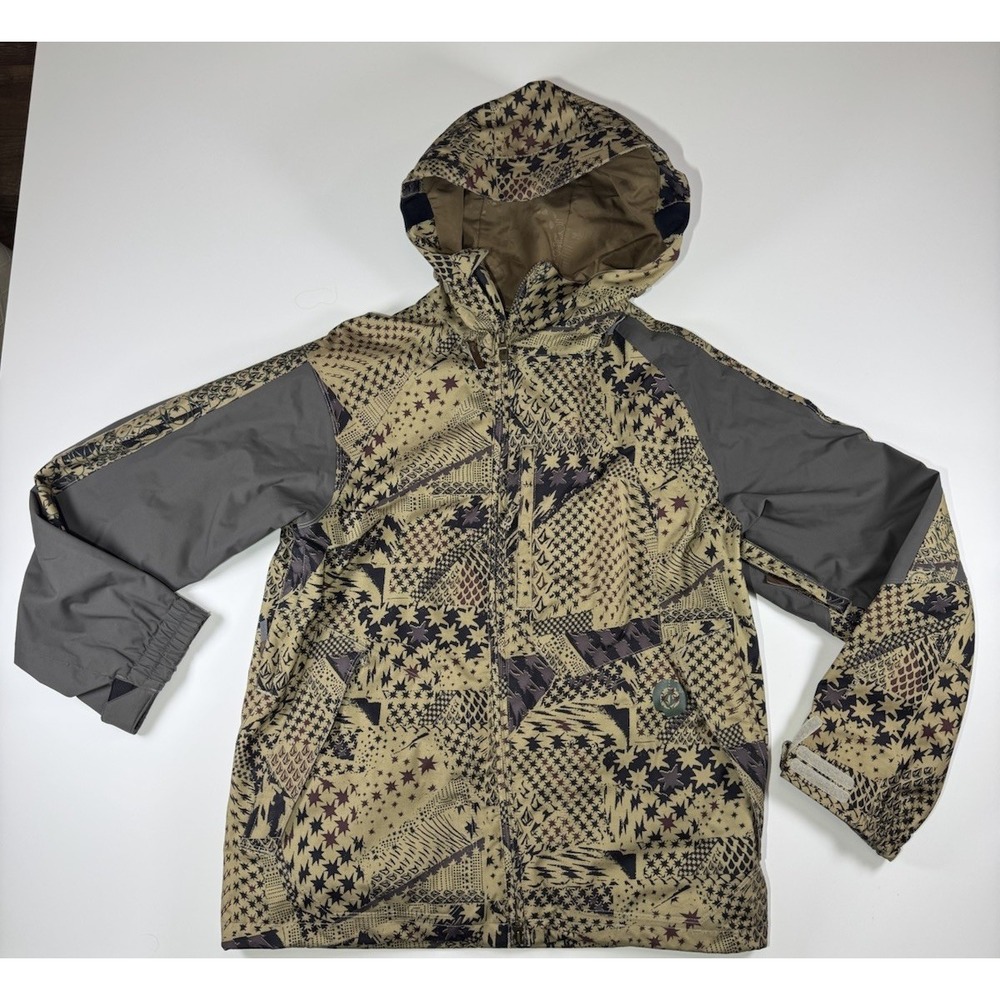 Volcom Stone Nimbus 10,000MM Hooded Snowboard Skiing Jacket Full Zip Men's Small